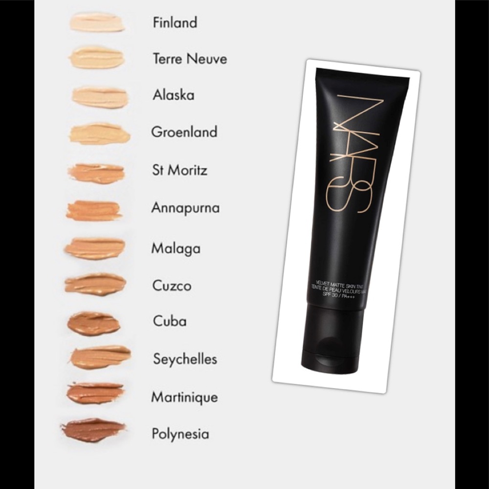 NARS velvet matte skin tint - light 3 Groenland